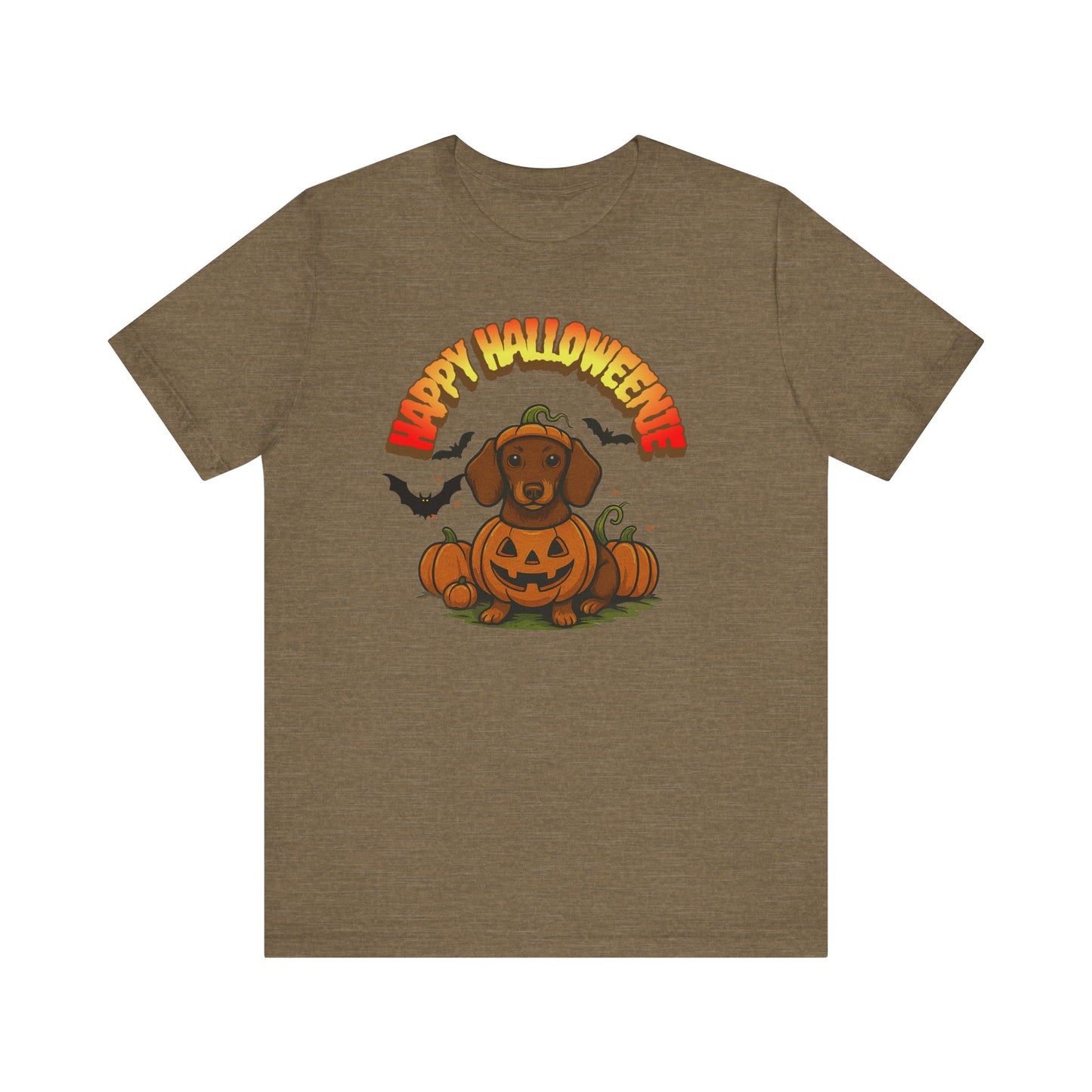 Weiner Dog Halloween Funny Tee