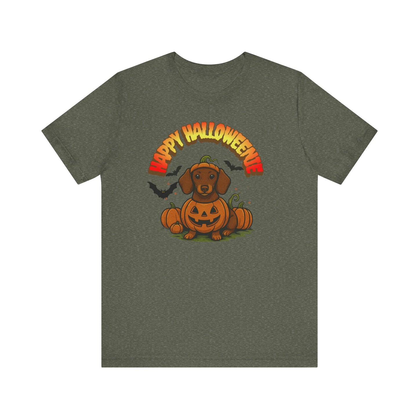Weiner Dog Halloween Funny Tee