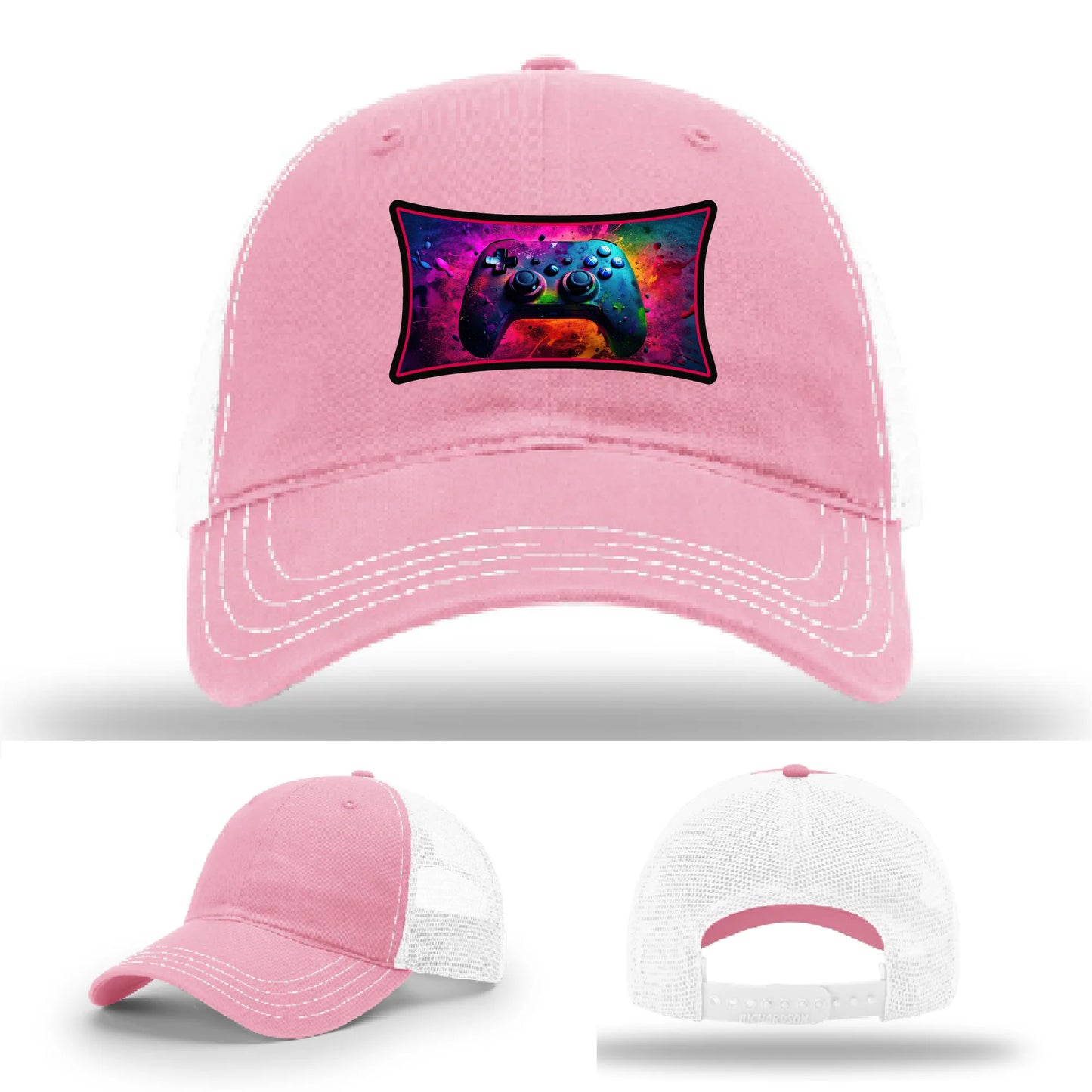 Next Level Gamer Leather Patch Hat