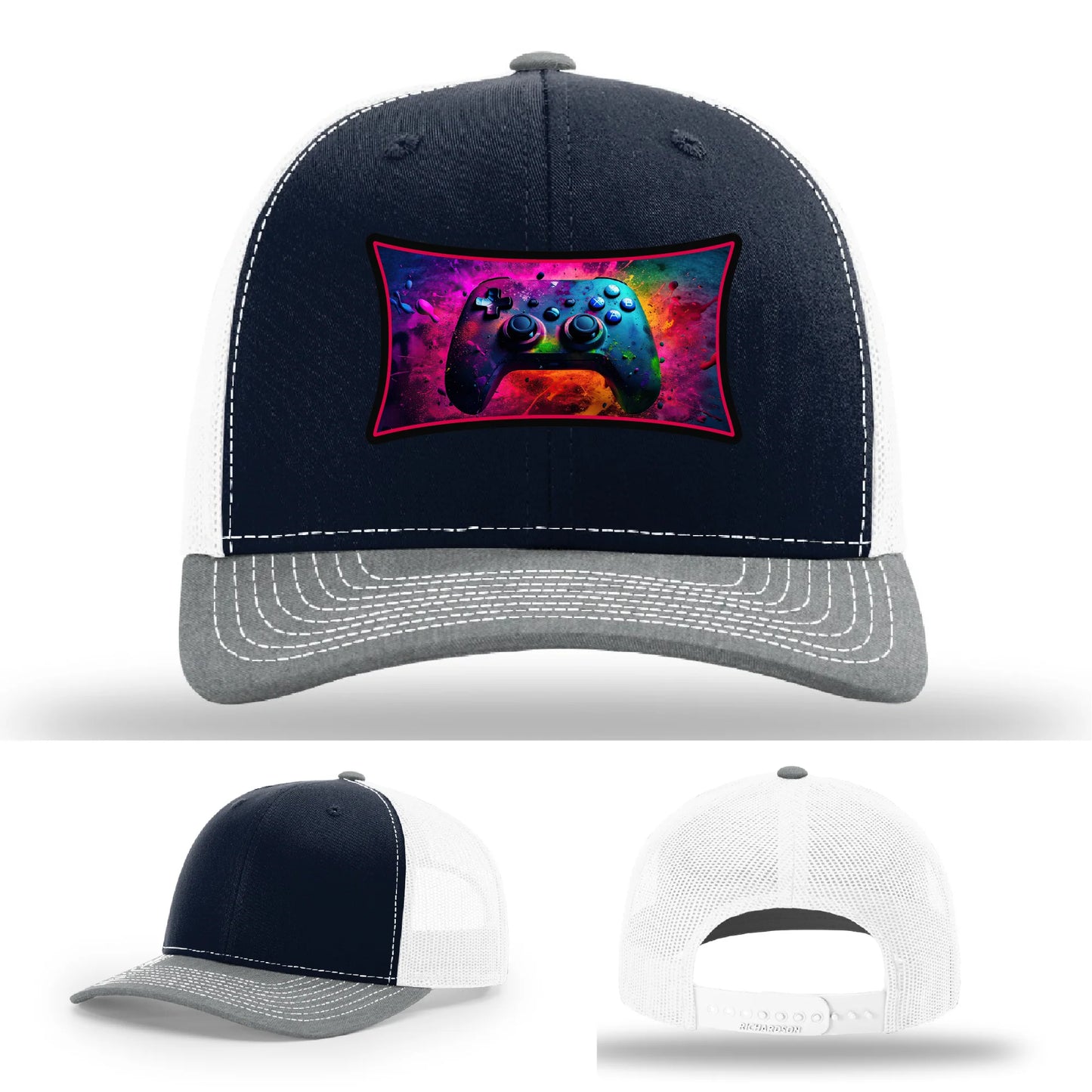 Next Level Gamer Leather Patch Hat