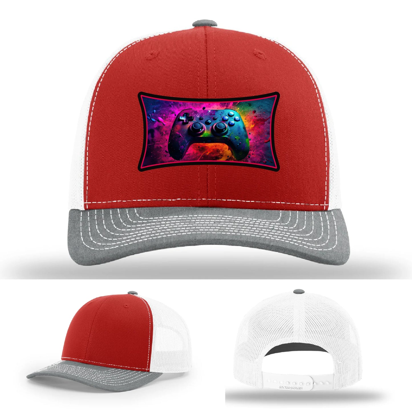Next Level Gamer Leather Patch Hat