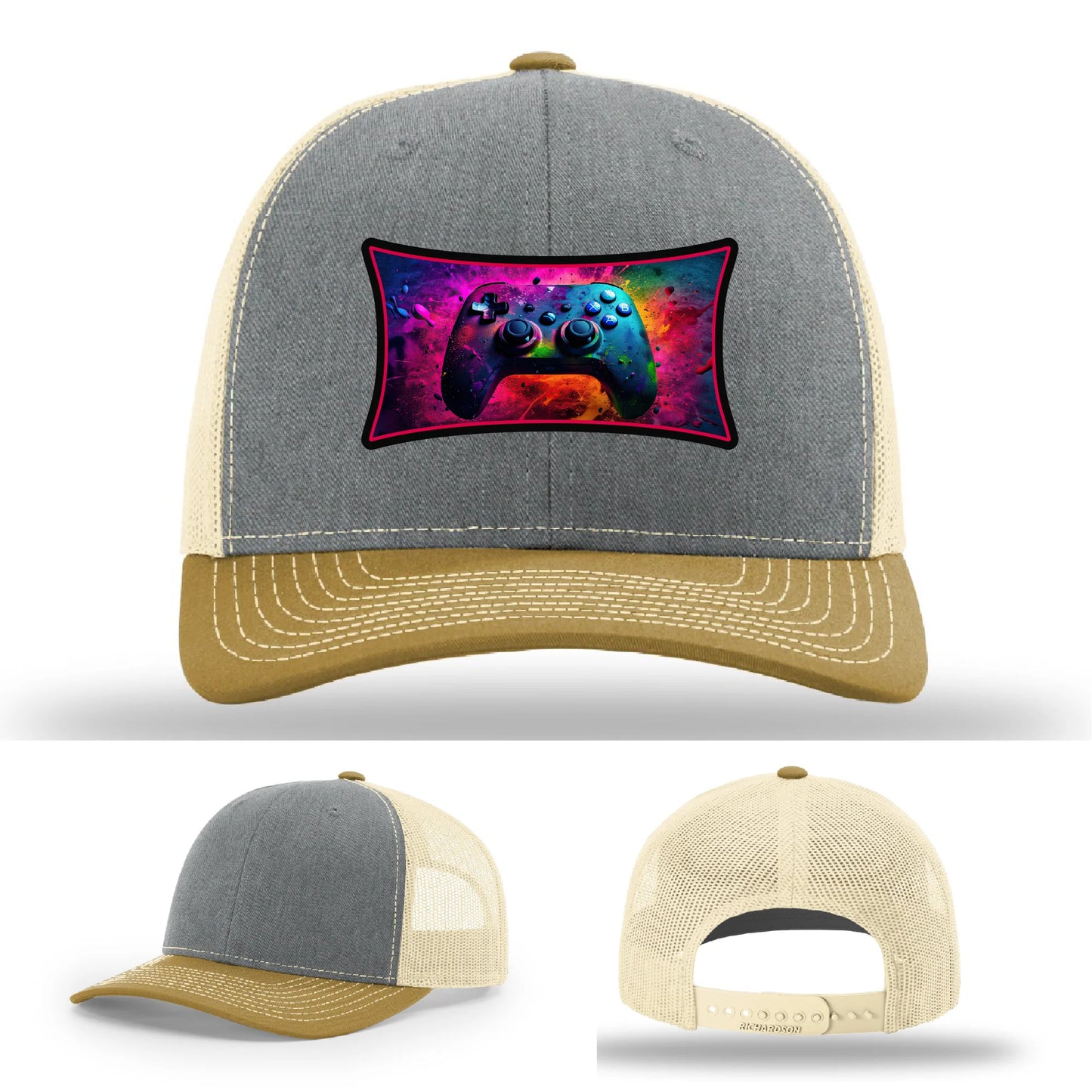 Next Level Gamer Leather Patch Hat