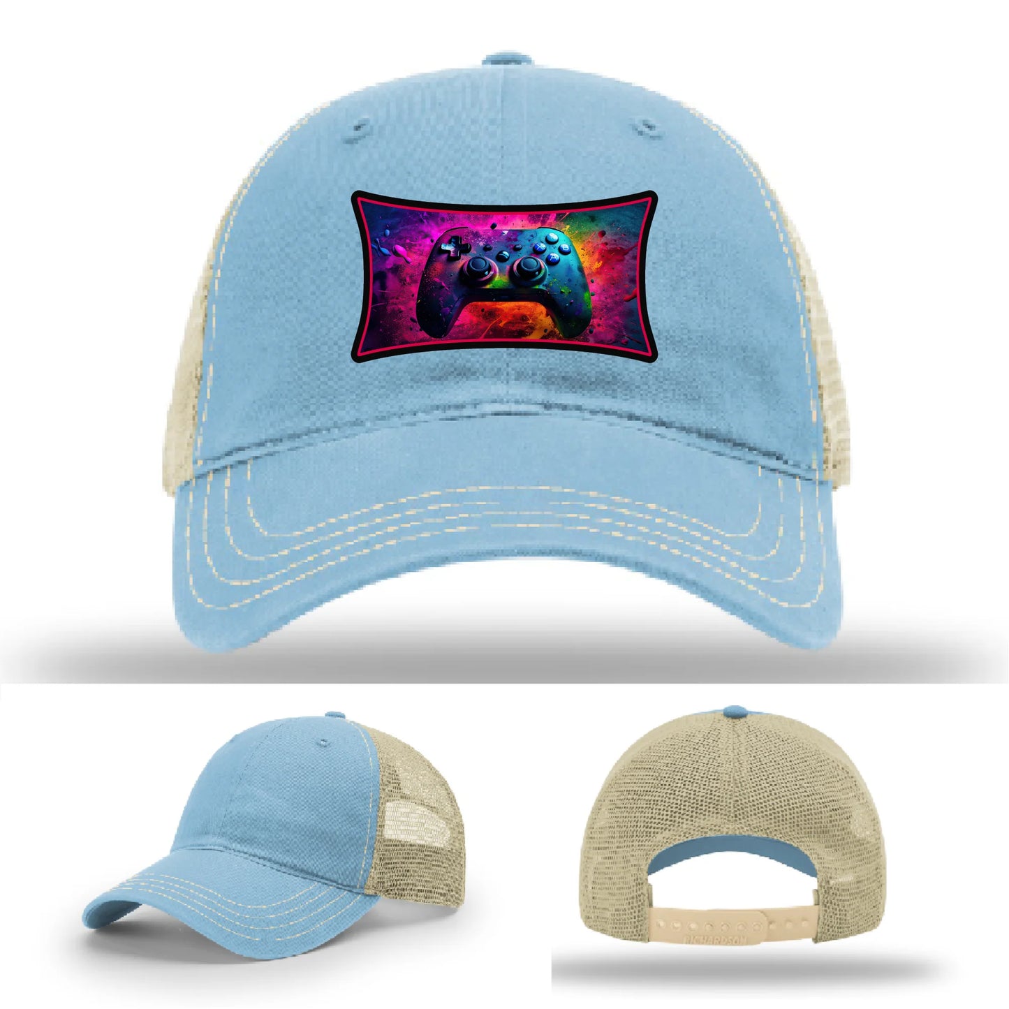Next Level Gamer Leather Patch Hat
