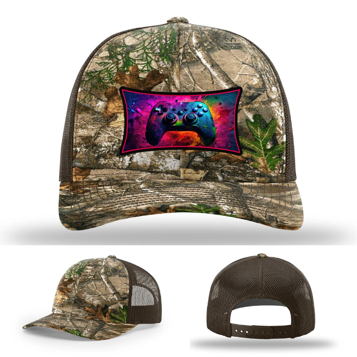 Next Level Gamer Leather Patch Hat