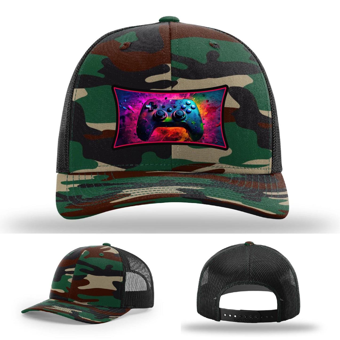 Next Level Gamer Leather Patch Hat