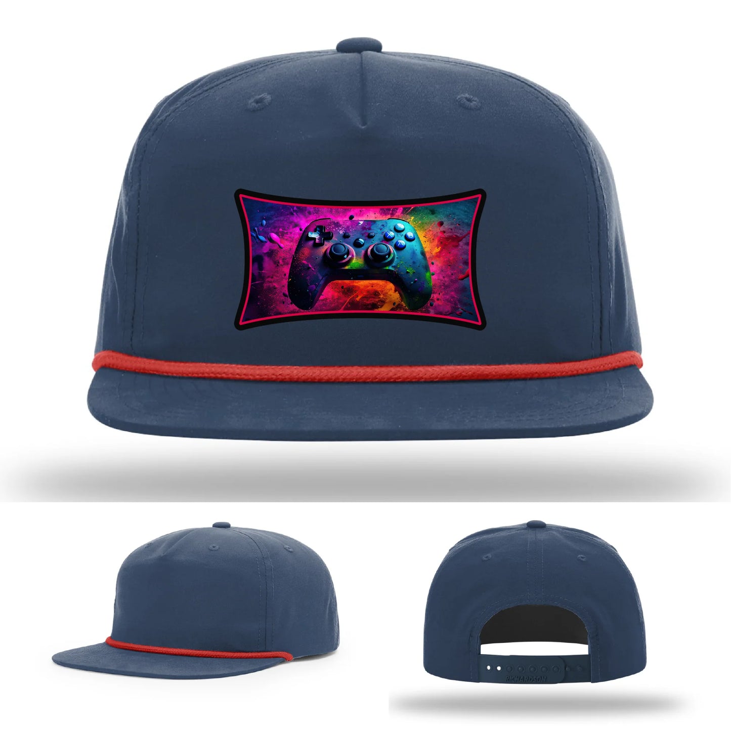 Next Level Gamer Leather Patch Hat