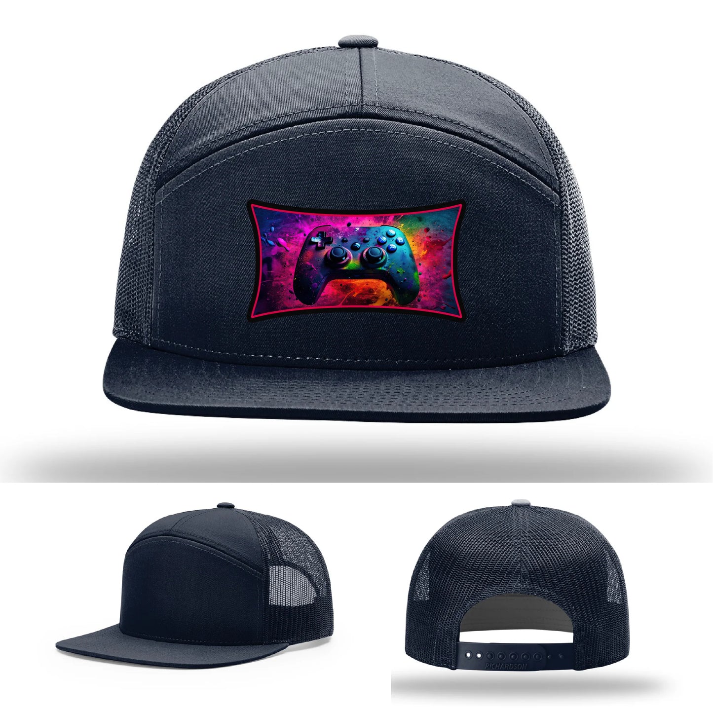 Next Level Gamer Leather Patch Hat