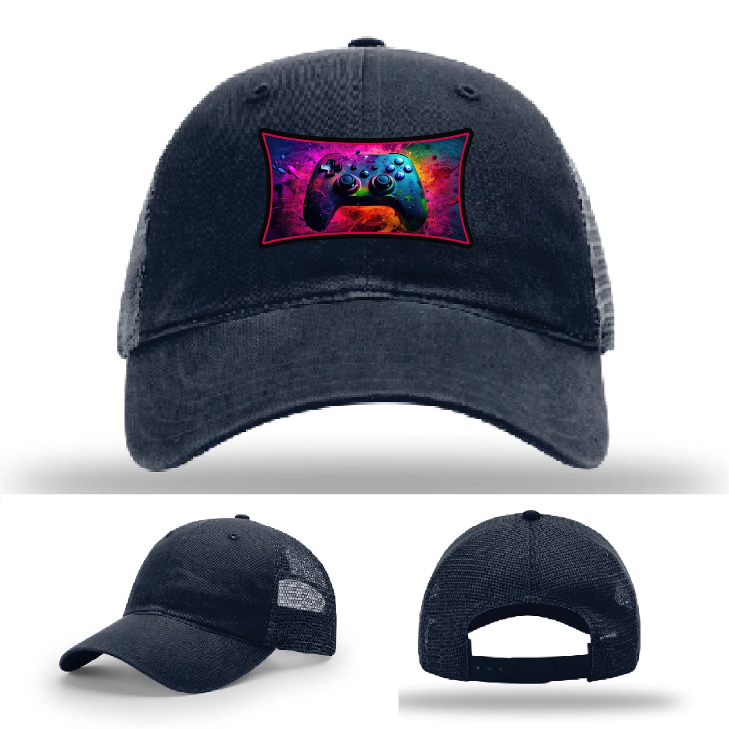 Next Level Gamer Leather Patch Hat