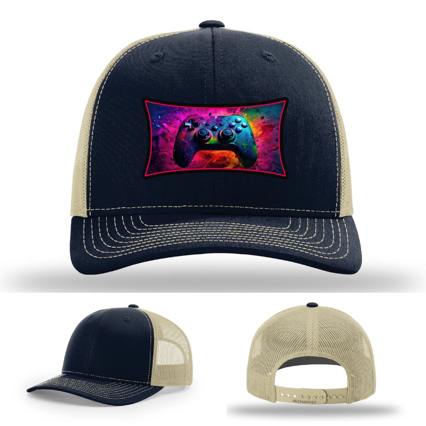 Next Level Gamer Leather Patch Hat