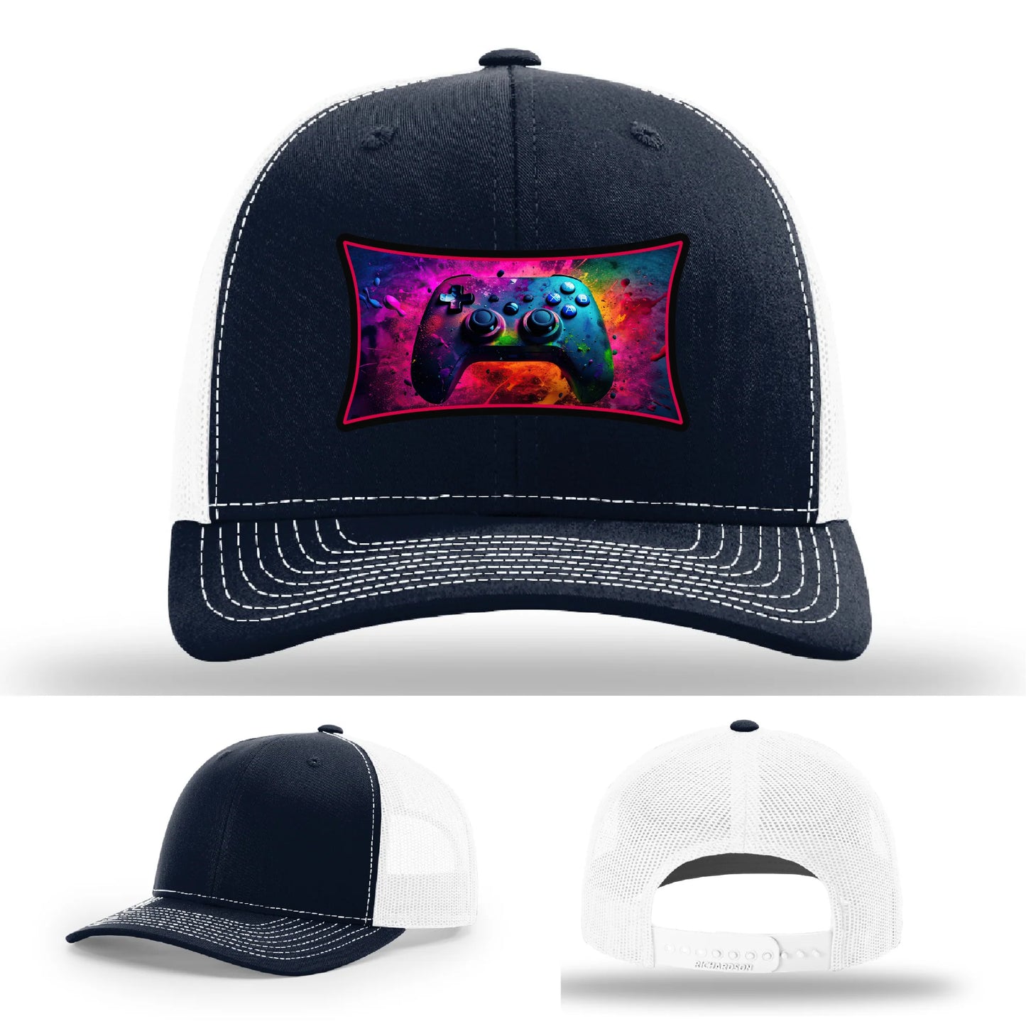 Next Level Gamer Leather Patch Hat