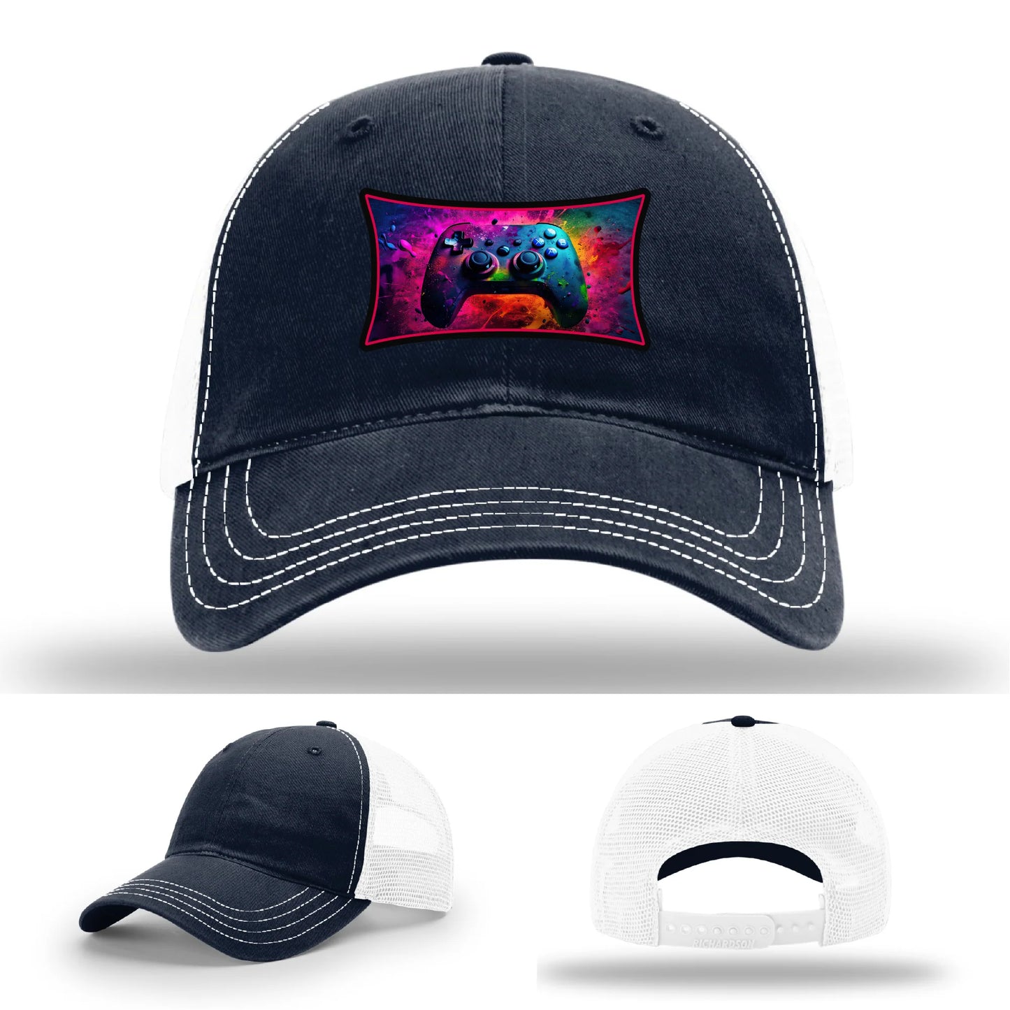 Next Level Gamer Leather Patch Hat
