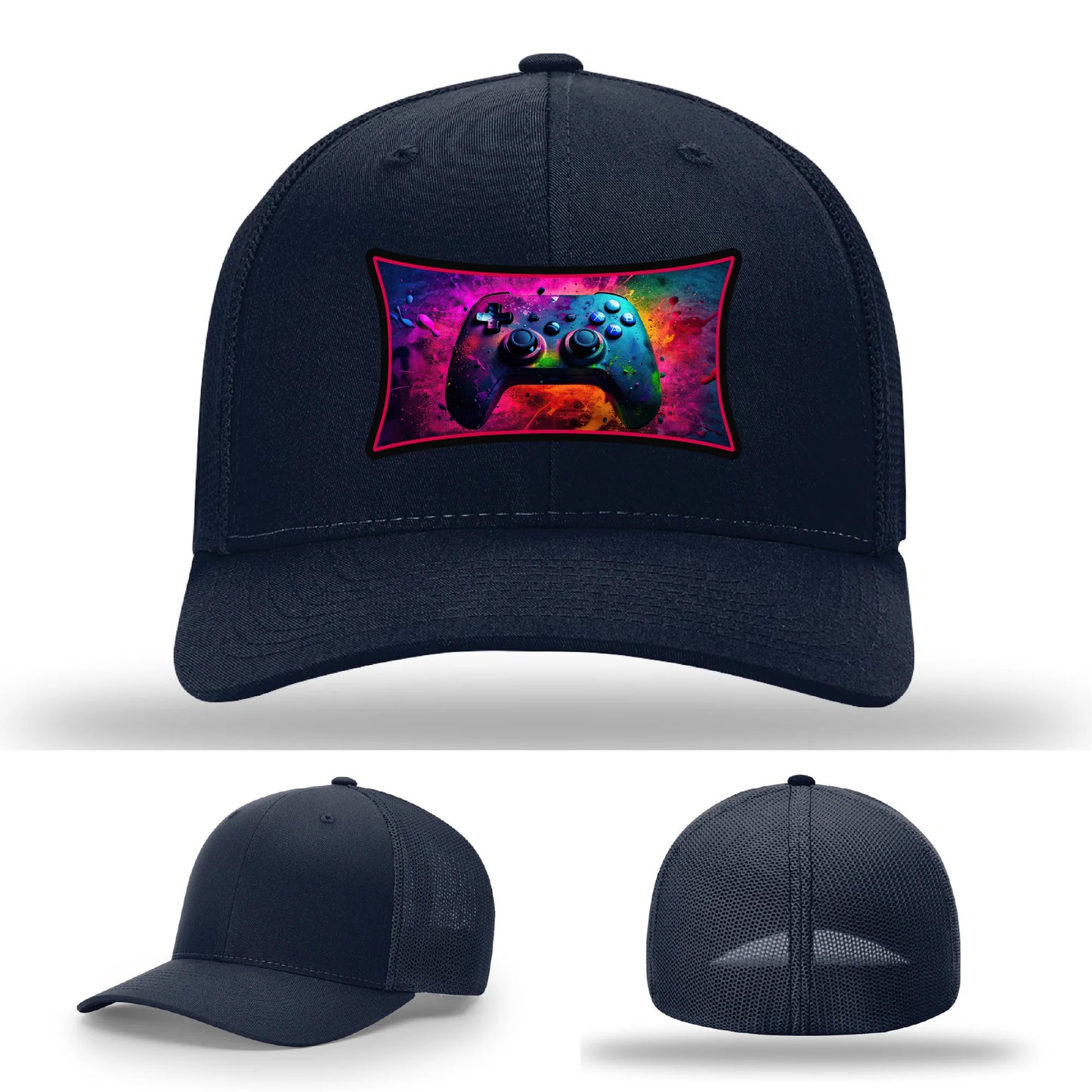 Next Level Gamer Leather Patch Hat