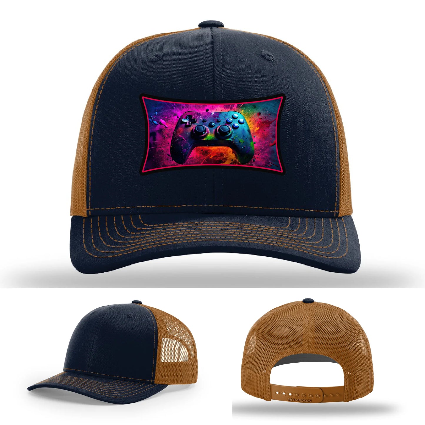 Next Level Gamer Leather Patch Hat
