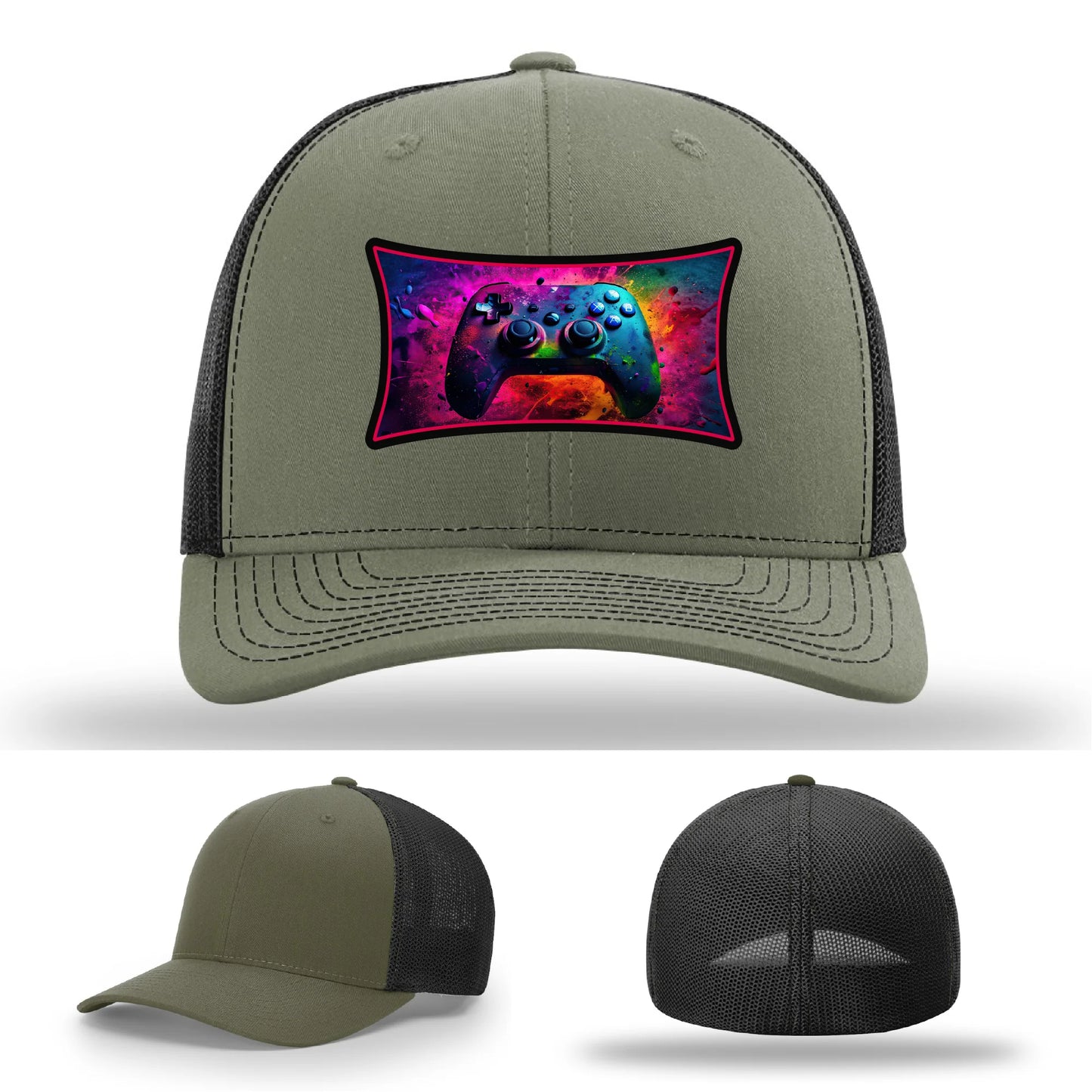 Next Level Gamer Leather Patch Hat