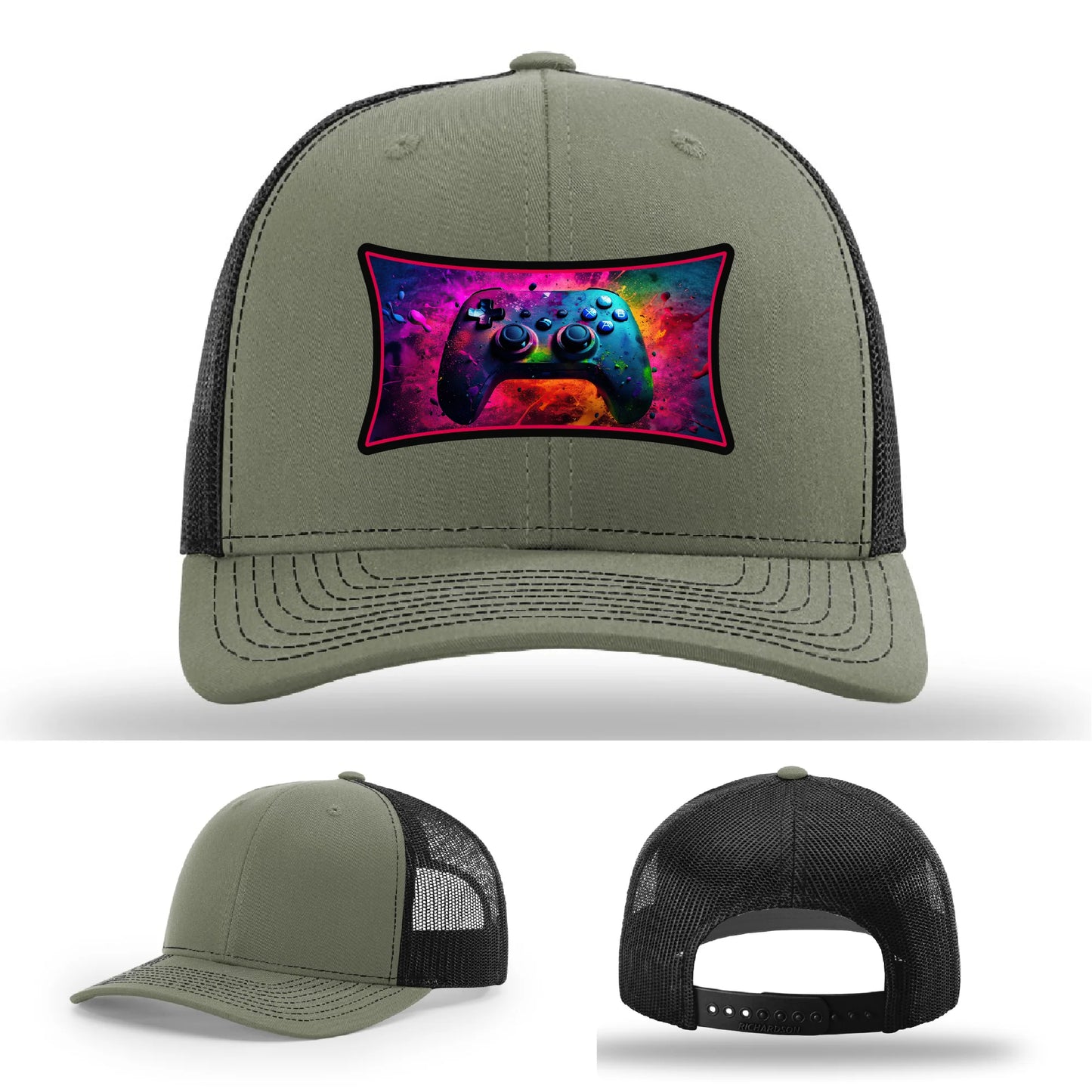 Next Level Gamer Leather Patch Hat