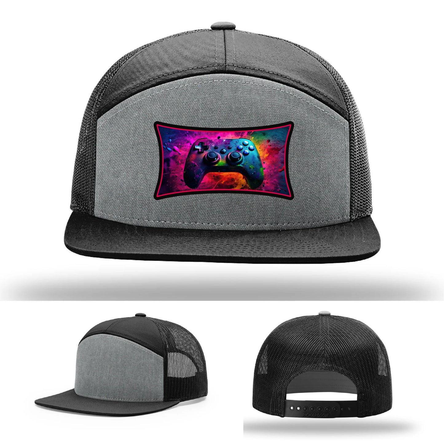 Next Level Gamer Leather Patch Hat
