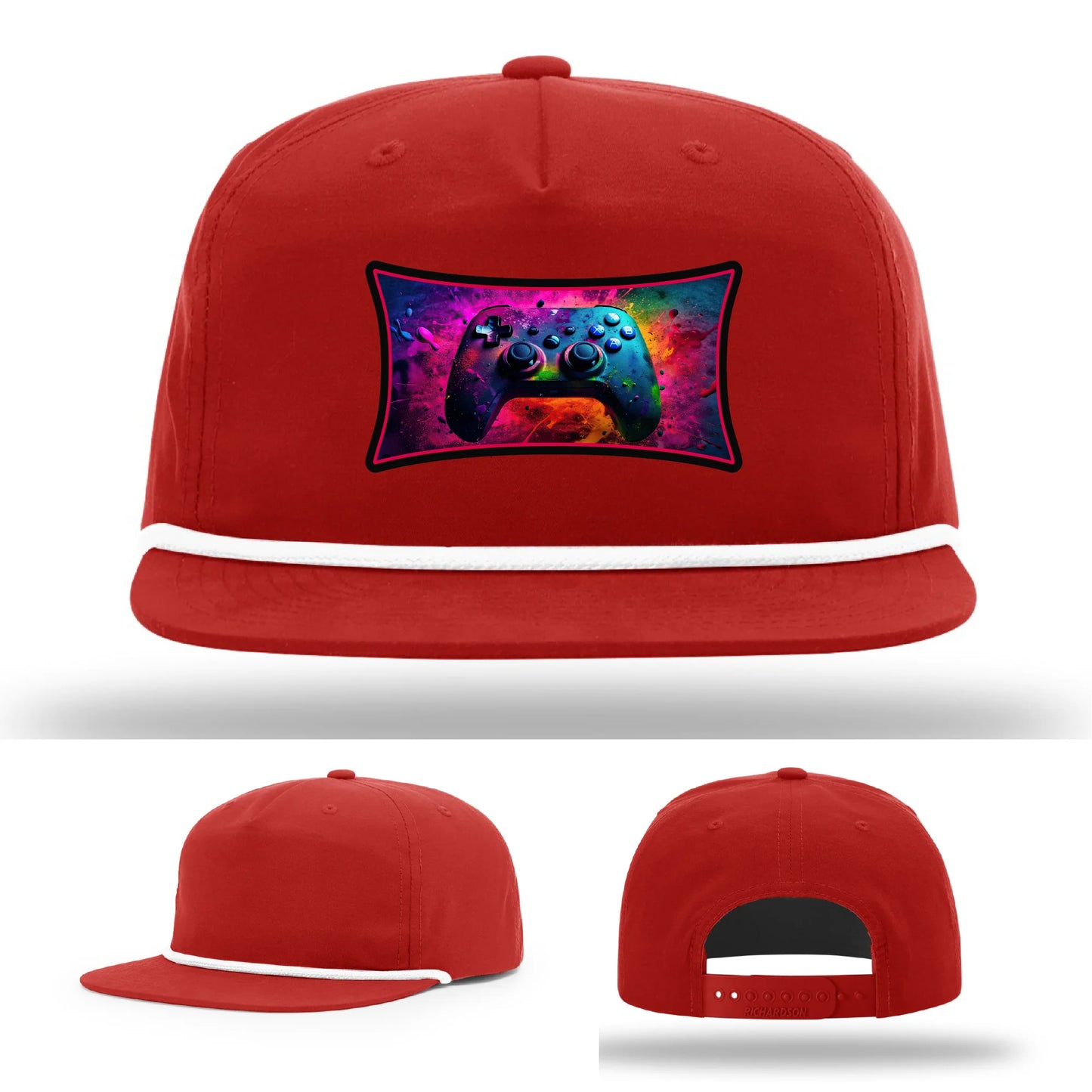 Next Level Gamer Leather Patch Hat