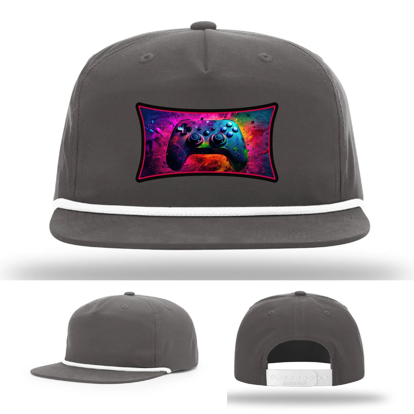 Next Level Gamer Leather Patch Hat