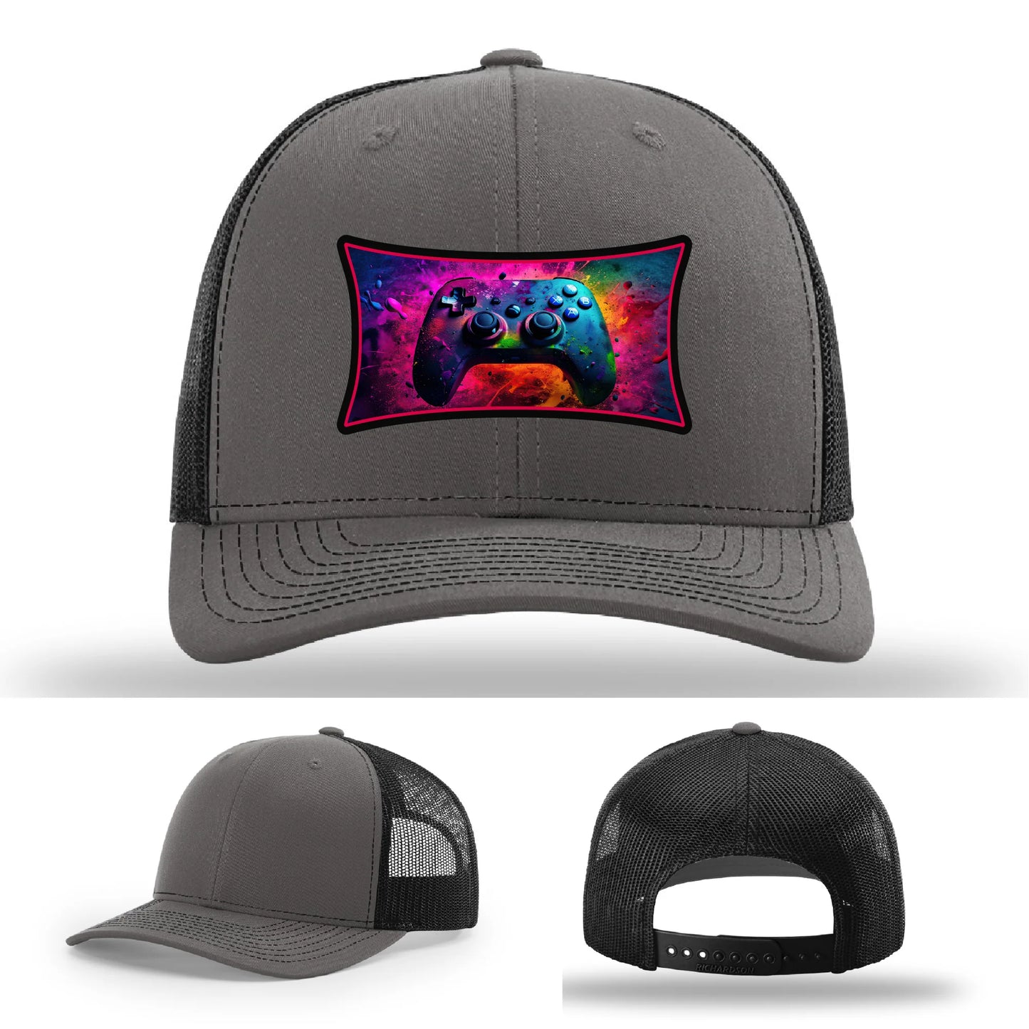 Next Level Gamer Leather Patch Hat