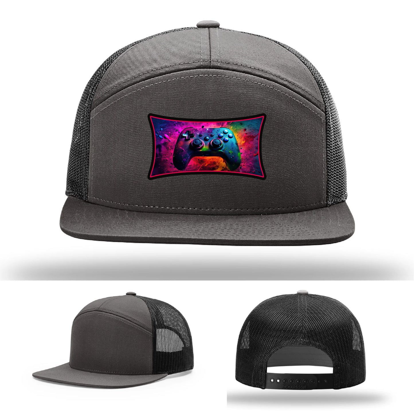 Next Level Gamer Leather Patch Hat