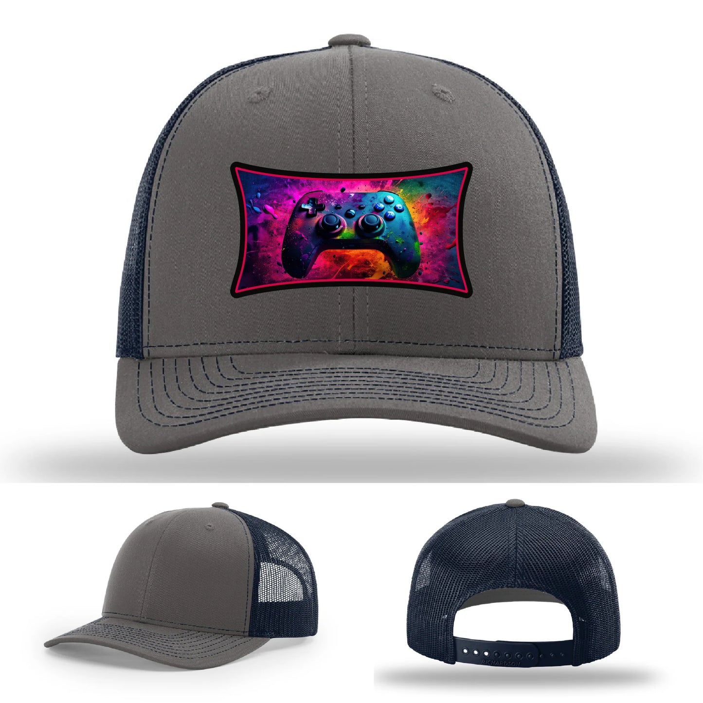 Next Level Gamer Leather Patch Hat