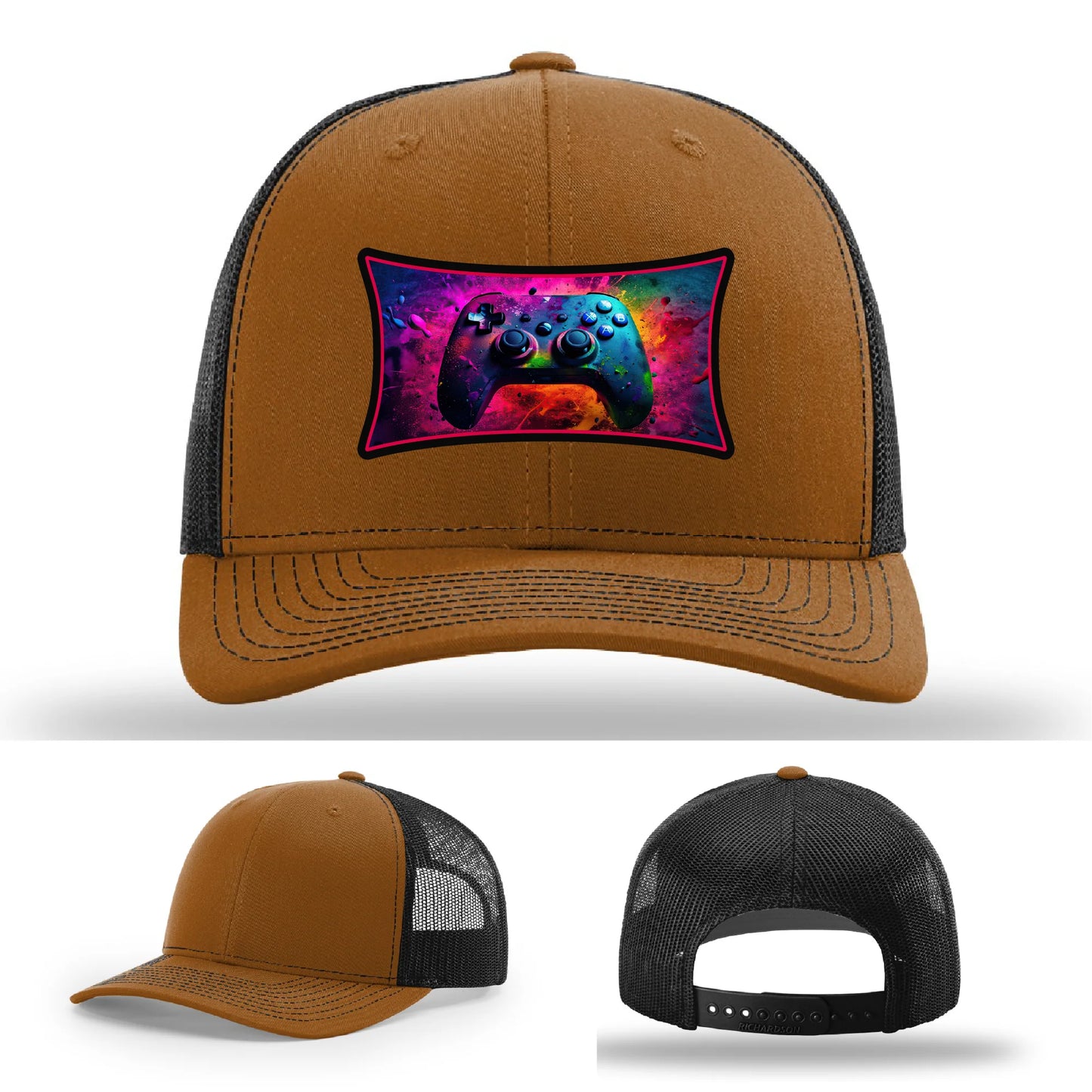 Next Level Gamer Leather Patch Hat