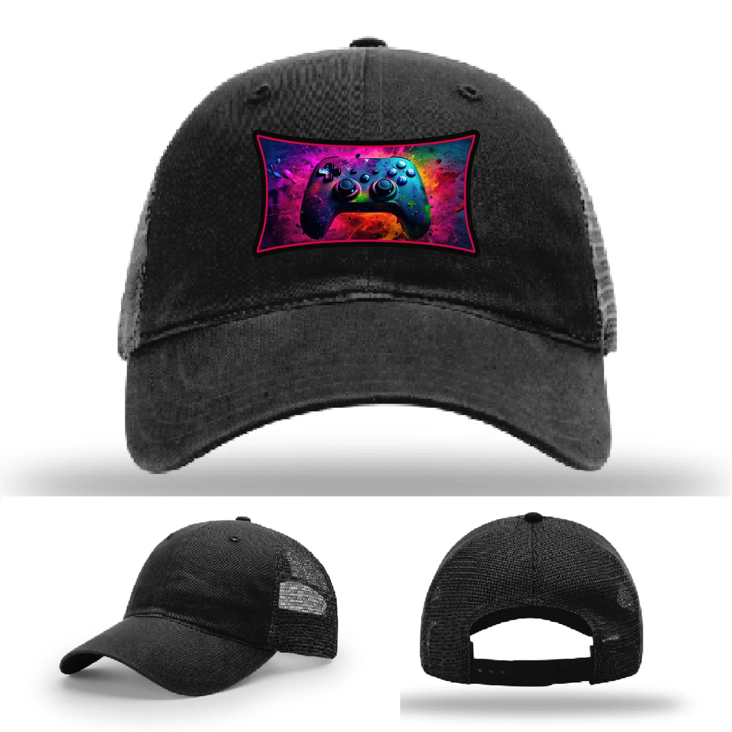 Next Level Gamer Leather Patch Hat