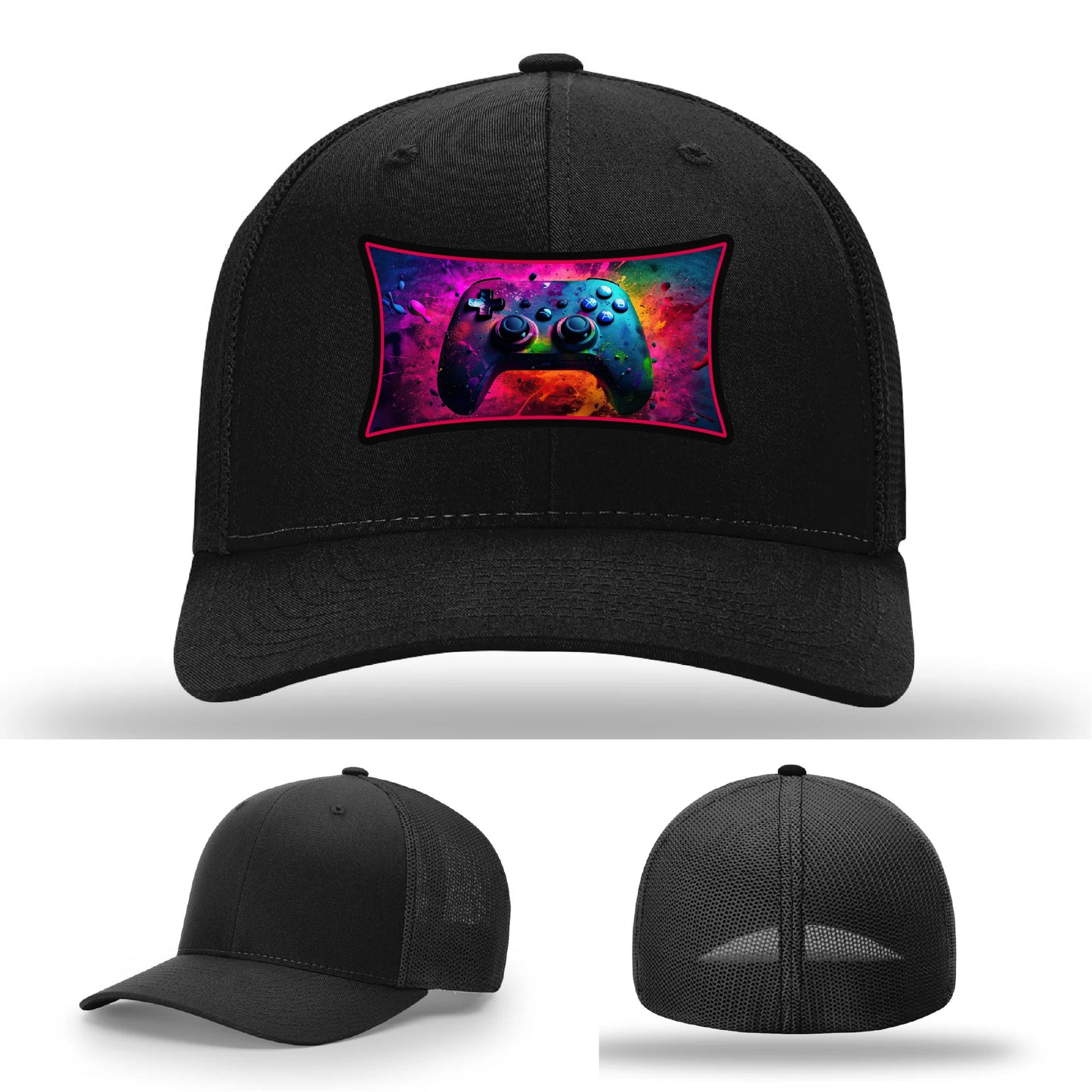 Next Level Gamer Leather Patch Hat