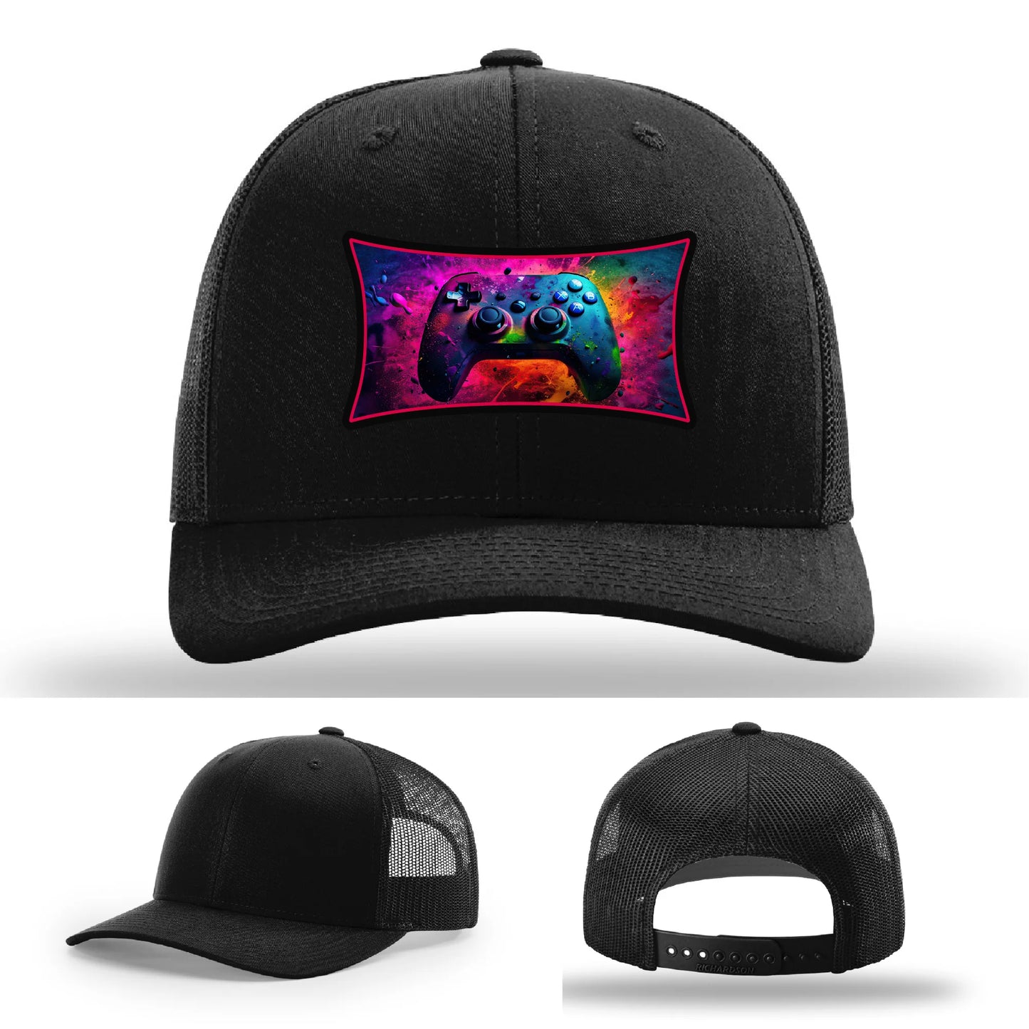 Next Level Gamer Leather Patch Hat