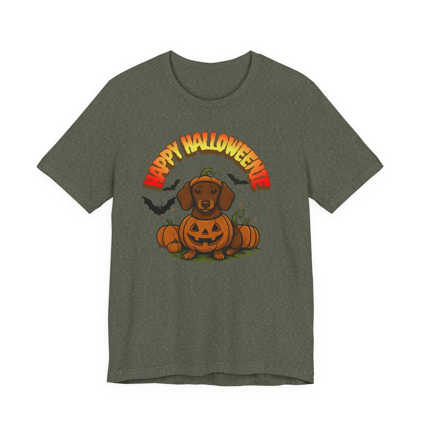 Weiner Dog Halloween Funny Tee