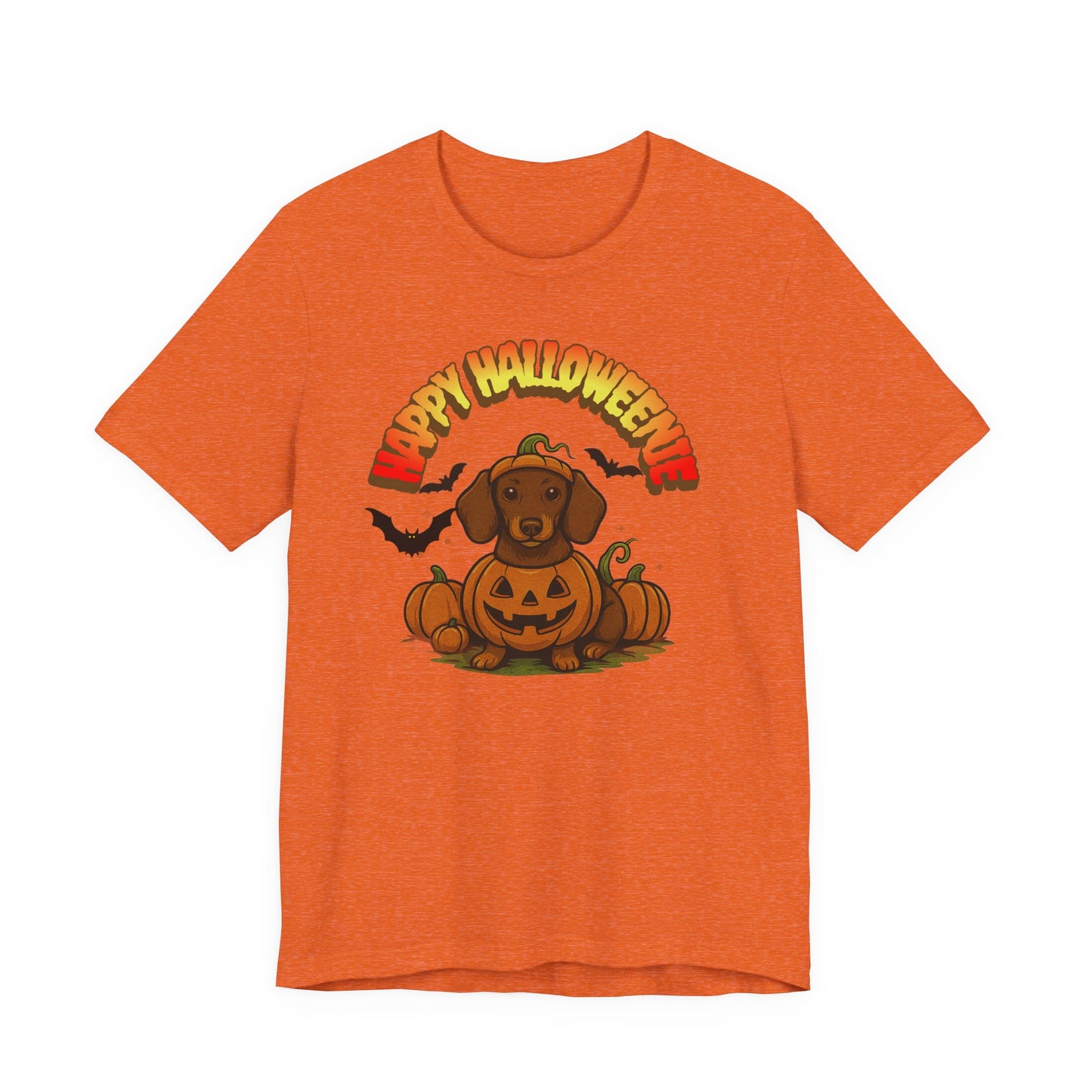 Weiner Dog Halloween Funny Tee
