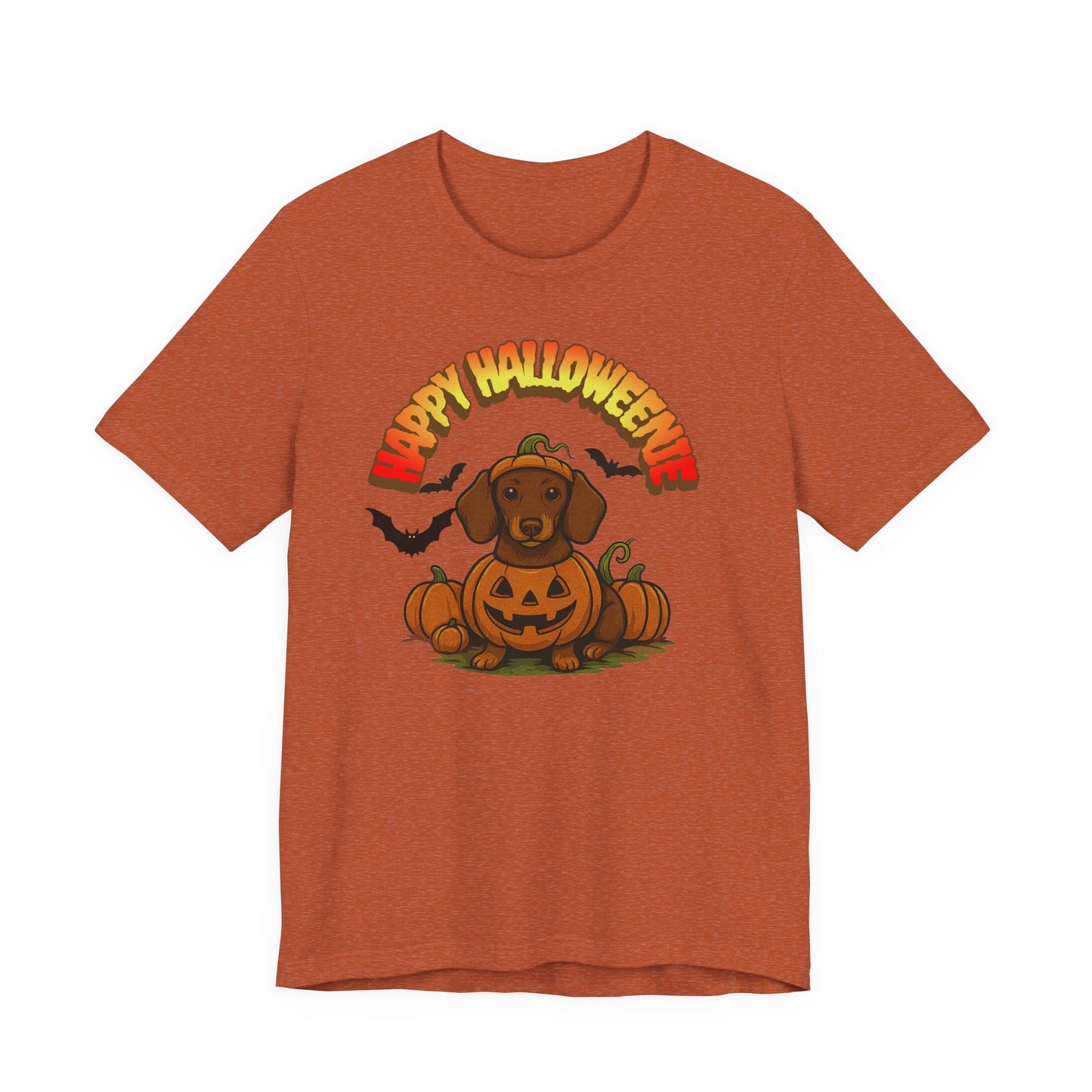 Weiner Dog Halloween Funny Tee