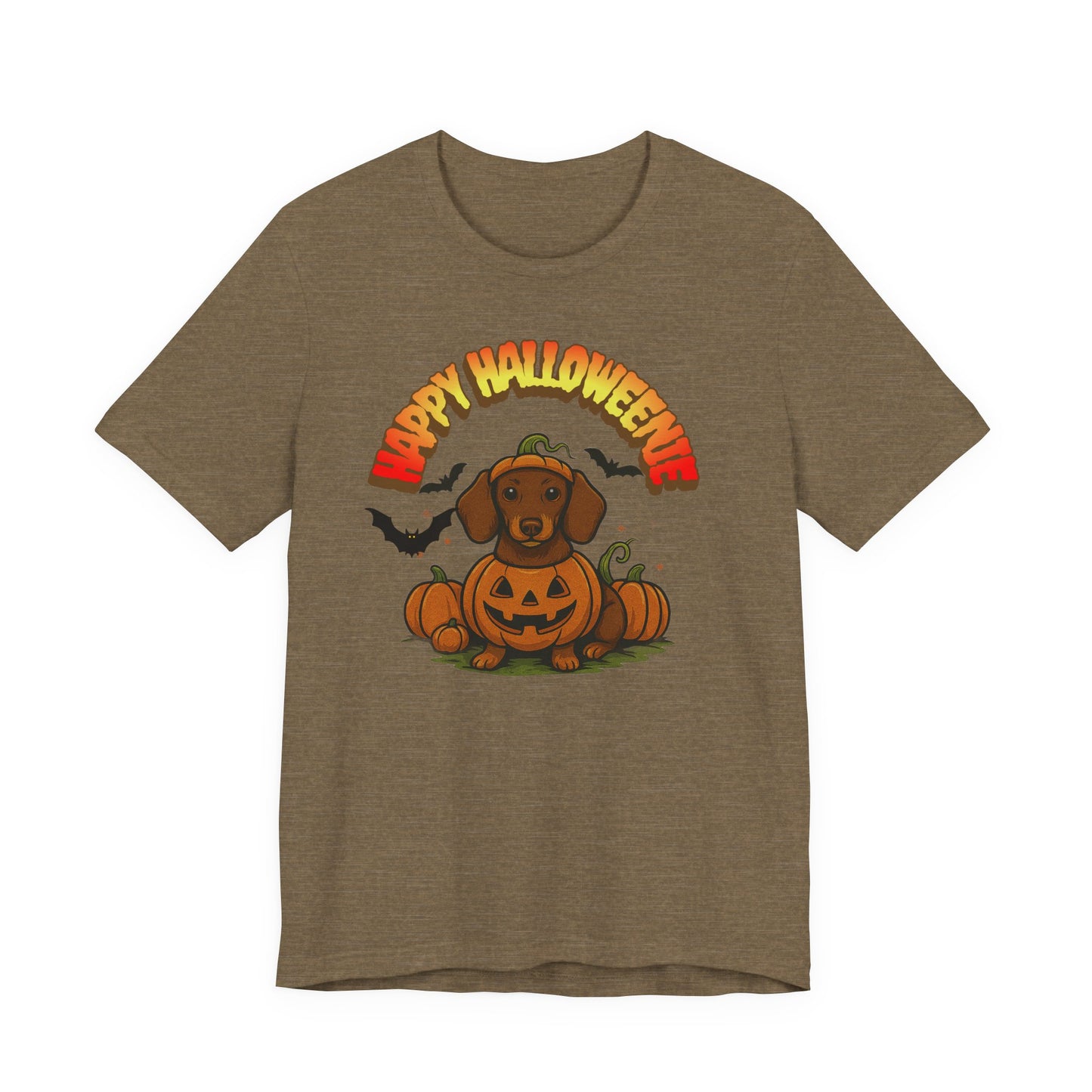 Weiner Dog Halloween Funny Tee