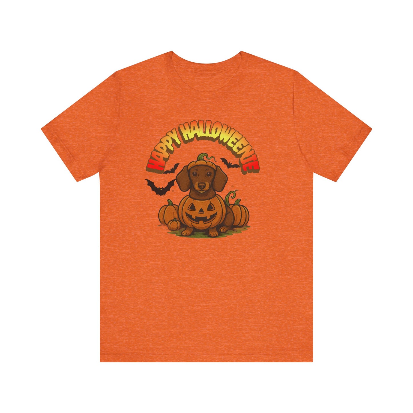 Weiner Dog Halloween Funny Tee