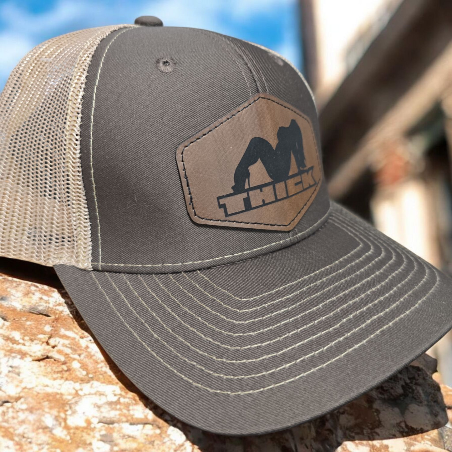 Thick & Proud Hat – Funny Trucker Hat | Mesh Snapback Cap for Bold Style