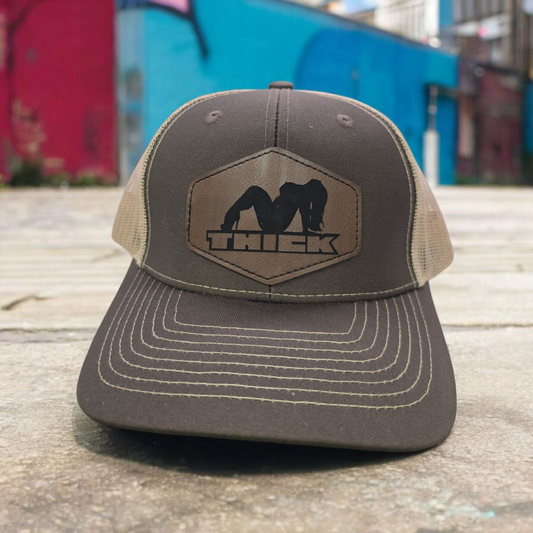 Thick & Proud Hat – Funny Trucker Hat | Mesh Snapback Cap for Bold Style