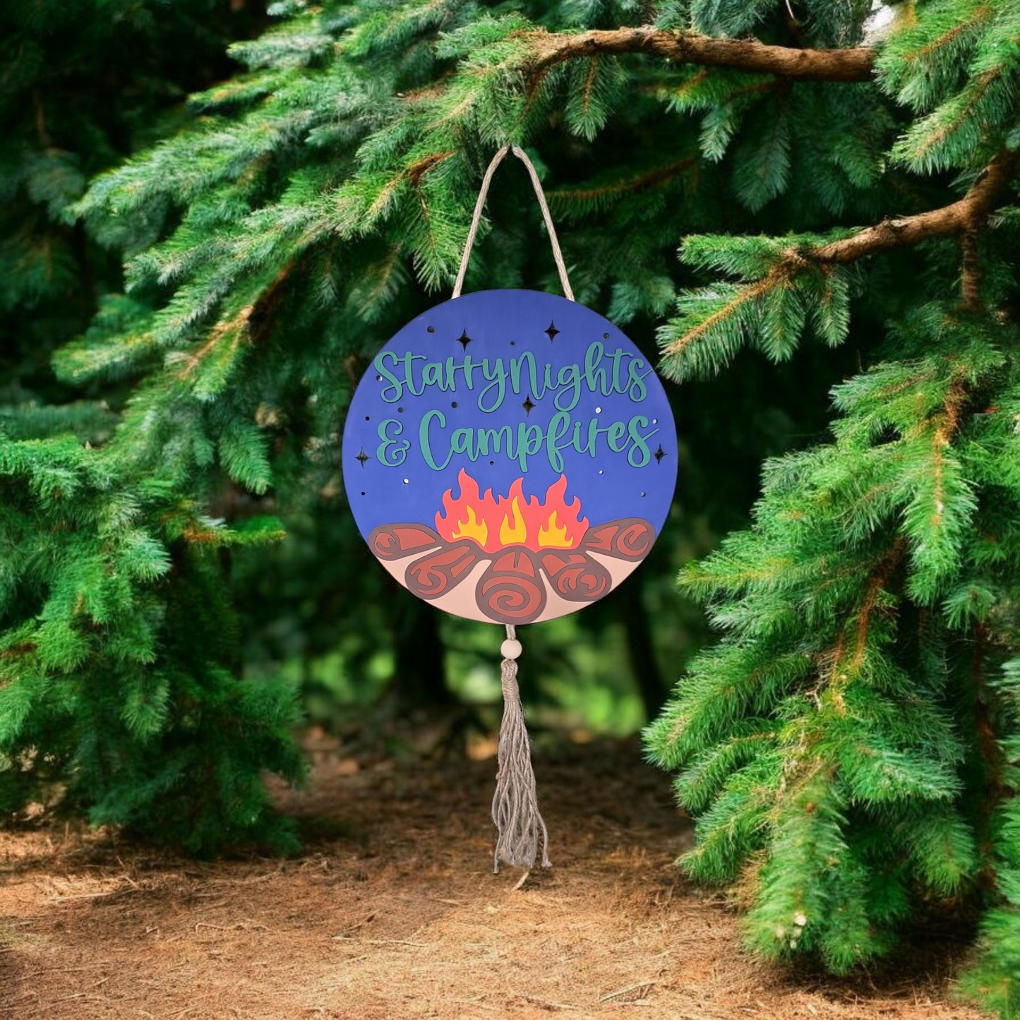 12" Camp Fire Sign.