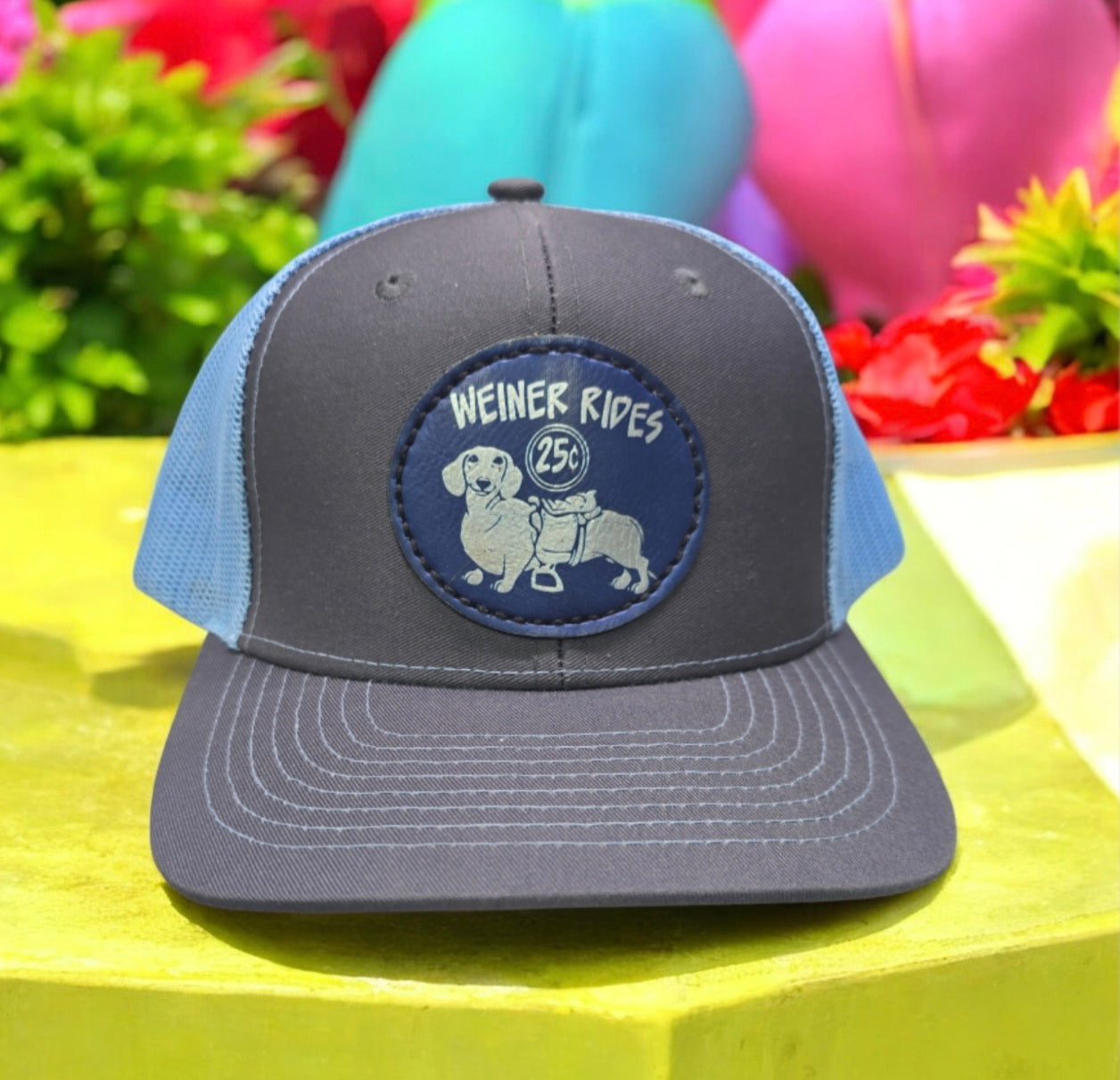 Weiner Rides funny trucker hat