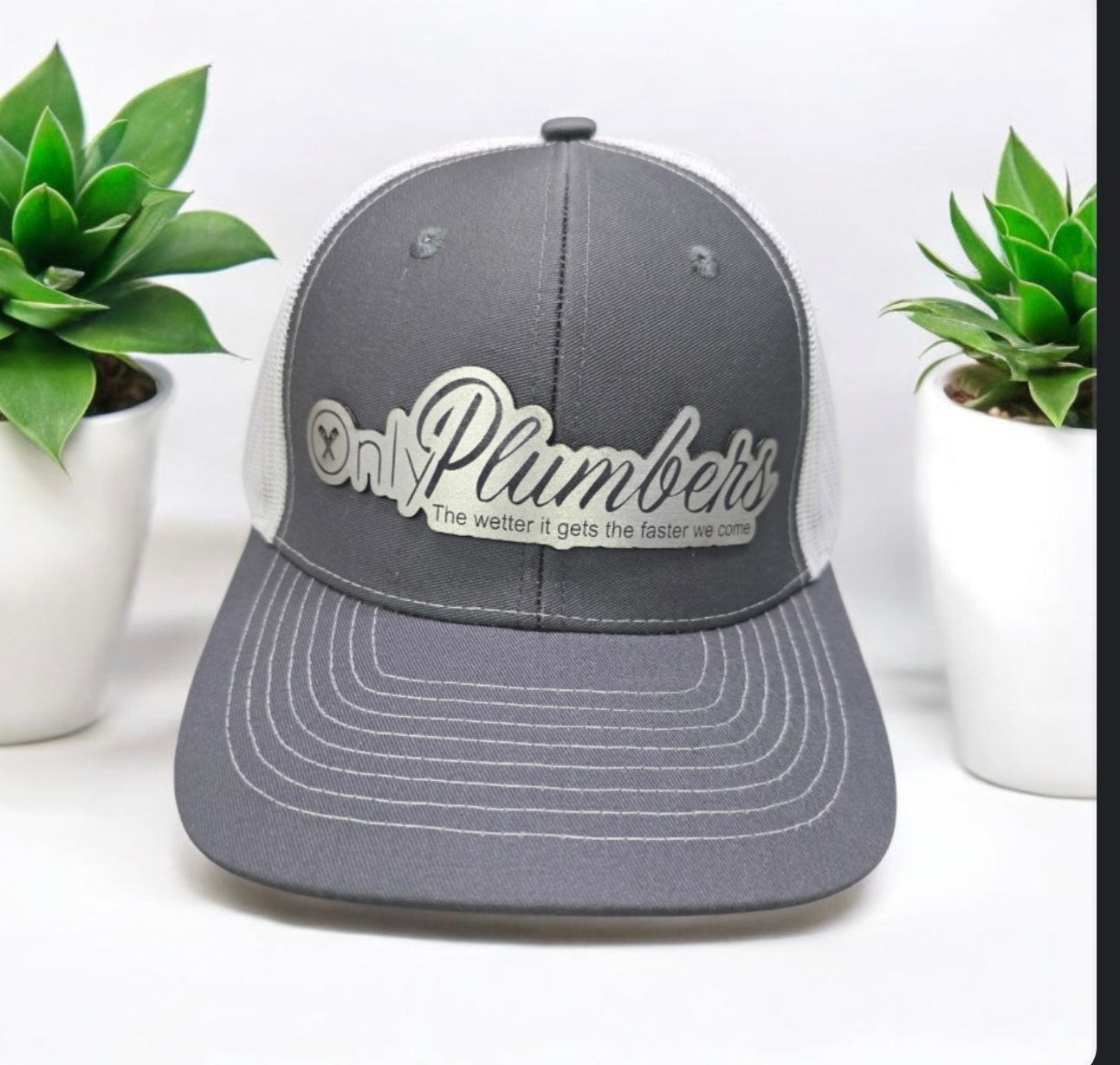 Plumbers Only Funny Trucker Hat!