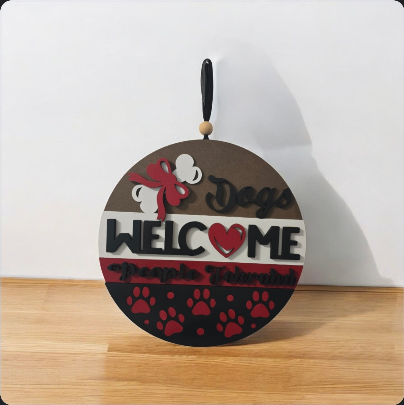 12" Welcome Sign For Dog Lovers